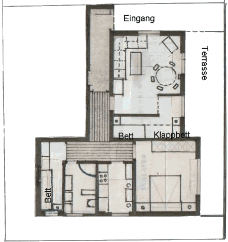 Grundriss Ferienwohnung Heitz